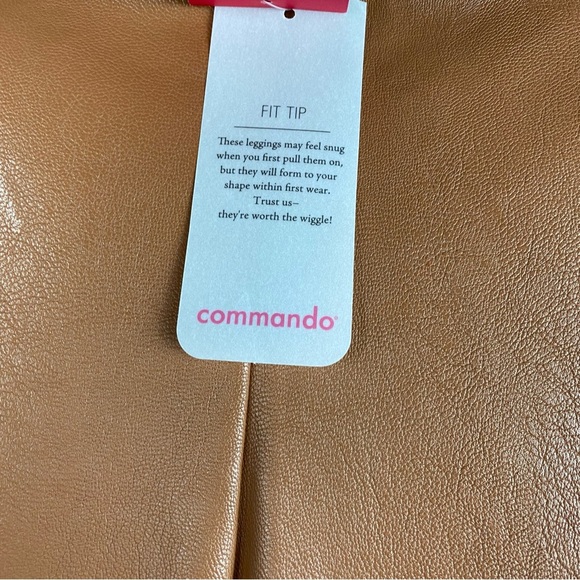NWT Commando Faux Leather Legging in Cocoa Size Large - Picture 9 of 12